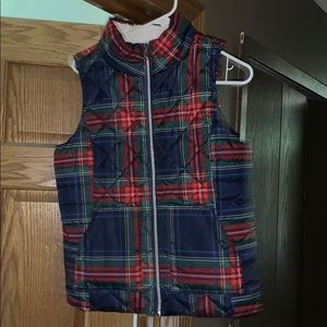 Plaid vest